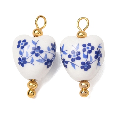 Handmade Porcelain Pendants PR-CBA8966-05G-1