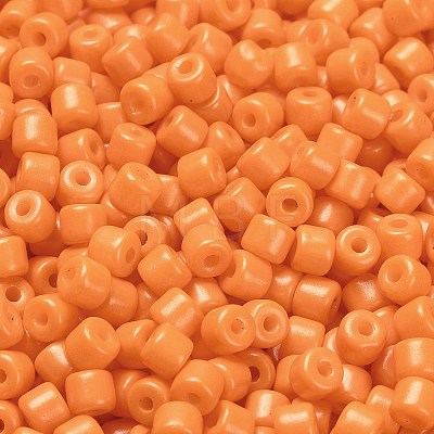 Baking Paint Pearlized Glass Seed Beads SEED-C001-04A-19-1