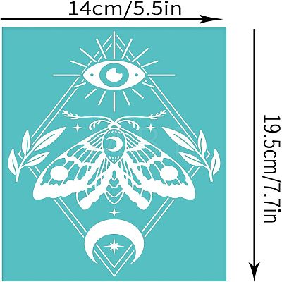 Self-Adhesive Silk Screen Printing Stencil DIY-WH0337-050-1