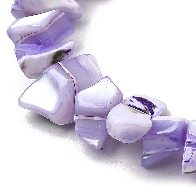 Natural Trochid Shell/Trochus Shell Beads Strands SHEL-B003-02F-1