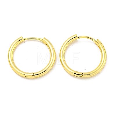 Brass Hoop Earrings EJEW-L211-08F-G-1