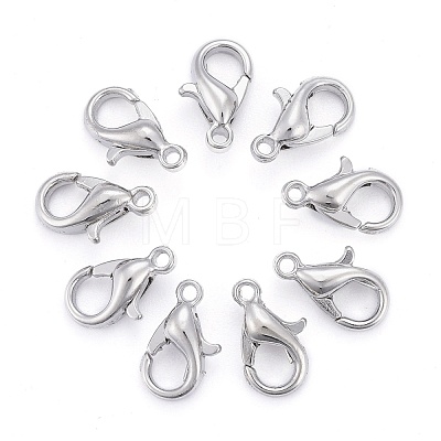 Zinc Alloy Lobster Claw Clasps X-E103-1