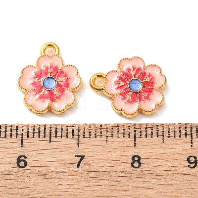 Alloy Enamel Pendants ENAM-B036-01G-1