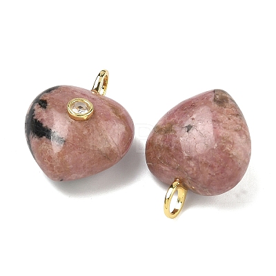 Natural Rhodonite Pendants G-B180-03G-06-1