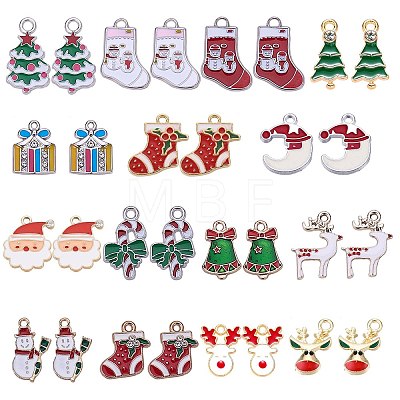 Alloy Enamel Pendants/Charms ENAM-SC0001-03-1