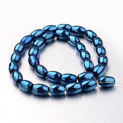 Electroplate Non-magnetic Synthetic Hematite Bead Strands G-F300-44-1