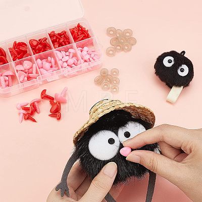 Resin Doll Nose with Washers DIY-WH0209-06B-1