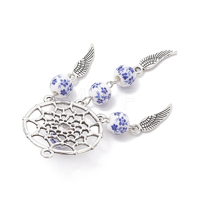 Tibetan Style Alloy Big Pendants PALLOY-JF04454-01-1