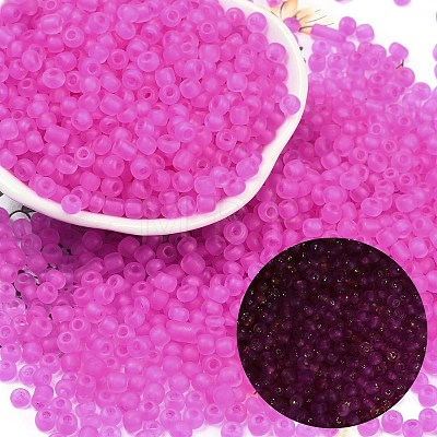 6/0 Luminous Glass Seed Beads SEED-NH0001-01C-1