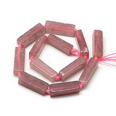 Natural Strawberry Quartz Beads Strands G-R422-06-1