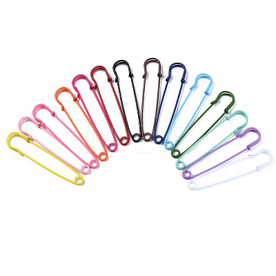 Spray Painted Iron Safety Pins IFIN-T017-09-1