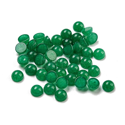 Natural White Jade Dyed Cabochons G-H309-03-33-1