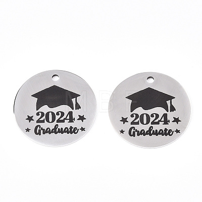 Non-Tarnish 201 Stainless Steel Pendants LS-STAS-T064-38P-25-1