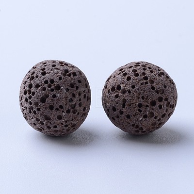 Unwaxed Natural Lava Rock Beads X-G-F325-12mm-M-1