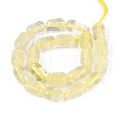 Natural Lemon Quartz(Heated) Beads Strands G-G980-52B-1