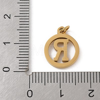 304 Stainless Steel Charms
with Jump Ring STAS-R001-02G-R-1
