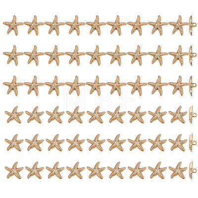 60Pcs 2 Styles 1-Hole Alloy Shank Buttons BUTT-PH0001-79KCG-1