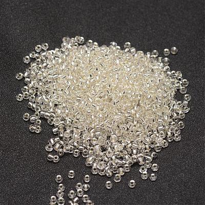 12/0 Transparent Glass Round Seed Beads SEED-J010-F12-21-1