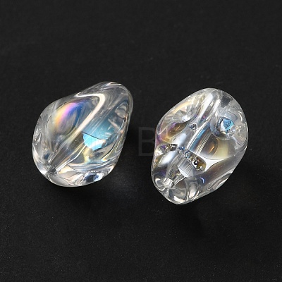 Electroplate Glass Beads EGLA-D301-001A-1