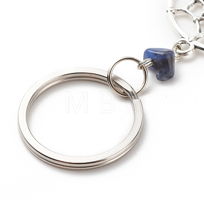 Natural Sodalite Keychain KEYC-JKC00346-02-1