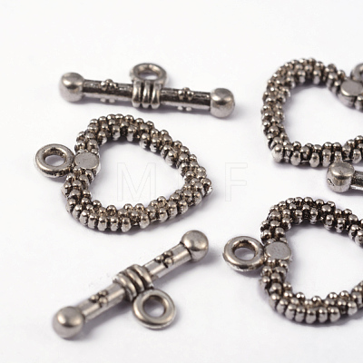 Tibetan Style Alloy Toggle Clasps X-LF0714Y-1