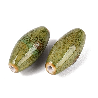 Vintage Handmade Porcelain Beads PORC-N013-23-04-1