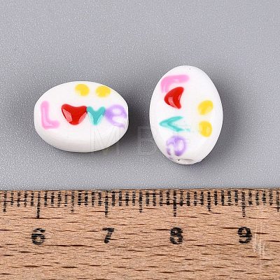 Handmade Porcelain Ceramic Beads PORC-Q005-07E-1