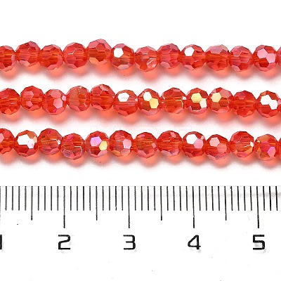 Transparent Glass Beads EGLA-A035-T4mm-B01-1