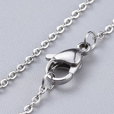 Electroplated Glass Pendant Necklaces NJEW-JN02503-1
