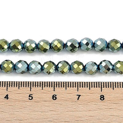 Electroplated Synthetic Non-magnetic Hematite Beads Strands G-H072-B01-01D-1