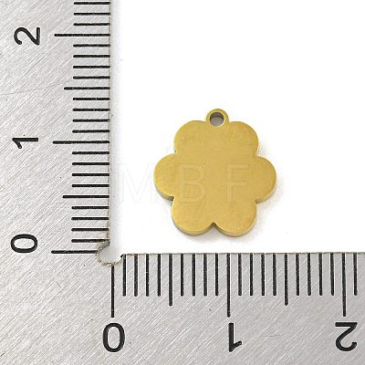 316 Surgical Stainless Steel Enamel Charms STAS-M073-33A-01G-1-1