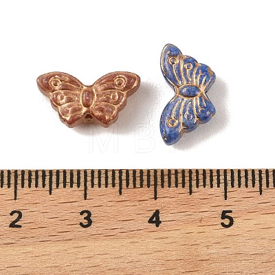Baking Paint Glass Beads DGLA-G004-01G-1