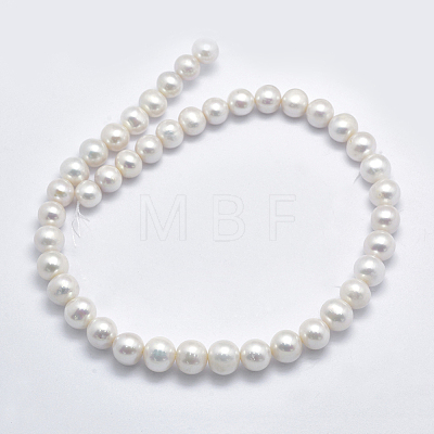 Natural Cultured Freshwater Pearl Beads Strands PEAR-F007-07-1