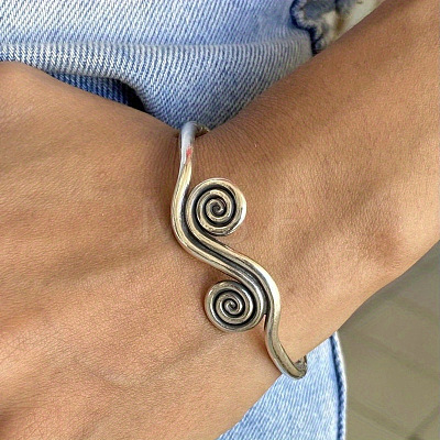 Adjustable Brass Cuff Bangles FS-WG28667-01-1
