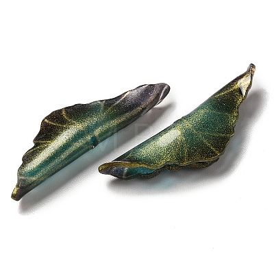 Leaf Opaque Acrylic Beads SACR-C002-19-1
