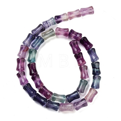 Natural Colorful Fluorite Beads Strands G-H051-B01-01-1