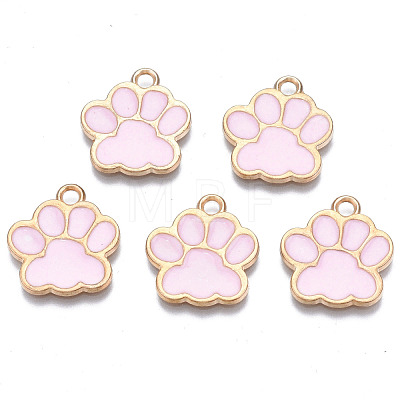 Alloy Enamel Pendants ENAM-T016-22LG-RS-1