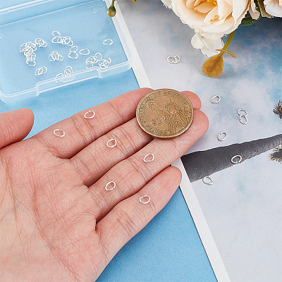50Pcs S925 Sterling Silver Jump Rings STER-GA0001-47-1