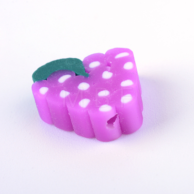 Fruit Eco-Friendly Handmade Polymer Clay Beads CLAY-R069-01-1