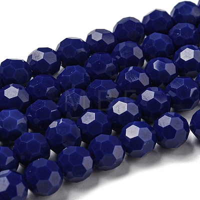 Opaque Glass Beads Stands EGLA-A035-P8mm-D09-1