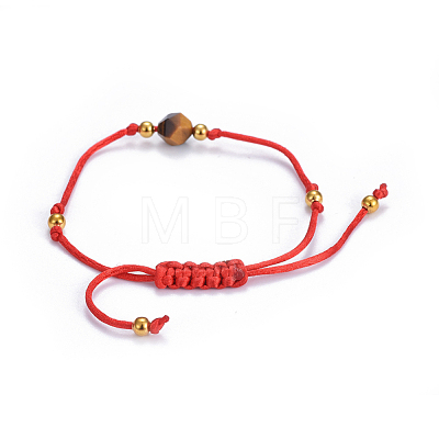 Adjustable Nylon Cord Braided Bead Bracelets BJEW-JB04417-02-1