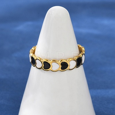 304 Stainless Steel Adjustable Cuff Rings RJEW-Q015-01G-E-1