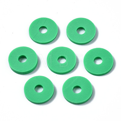 Handmade Polymer Clay Beads CLAY-R067-8.0mm-B06-1