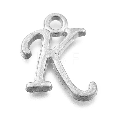 Alloy Letter Pendants PALLOY-J718-01C-K-1