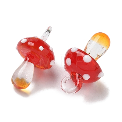 Handmade Lampwork Pendants LAMP-M021-01K-1