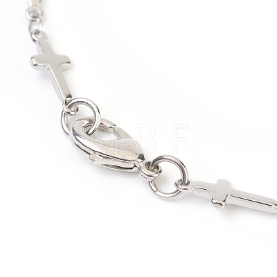 Stainless Steel Link Necklaces NJEW-JN02211-1