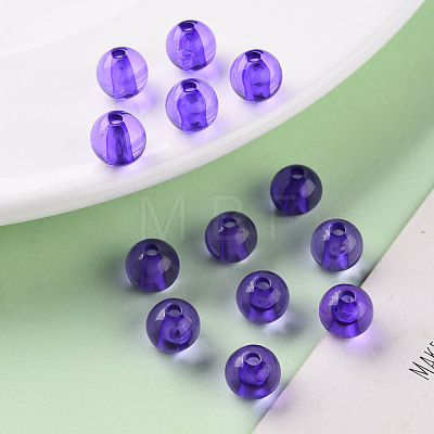 Transparent Acrylic Beads MACR-S370-A8mm-748-1