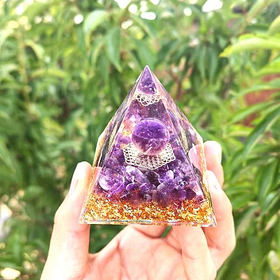 Orgonite Pyramid Resin Energy Generators PW-WG53E4D-01-1