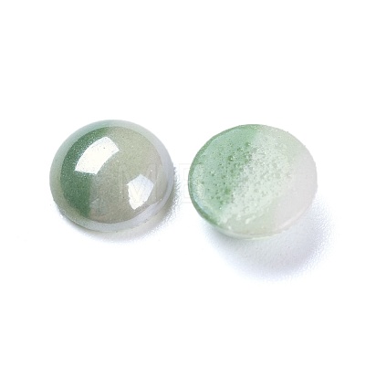 Opaque Glass Cabochons GGLA-S038-12M-8mm-1