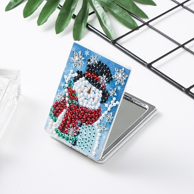 DIY Diamond Painting Stickers Kits For Plastic Mirror Making DIY-F059-36-1